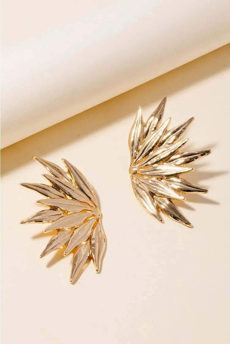Gold Leaf Earrings