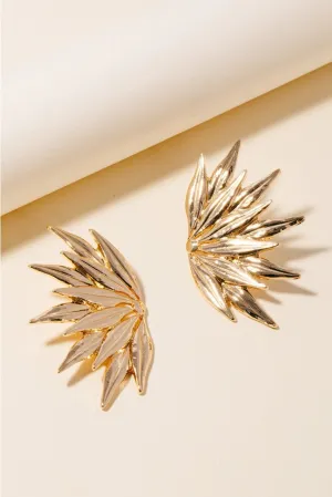 Gold Leaf Earrings