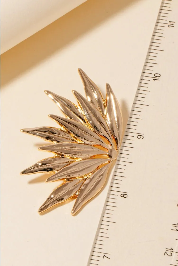 Gold Leaf Earrings