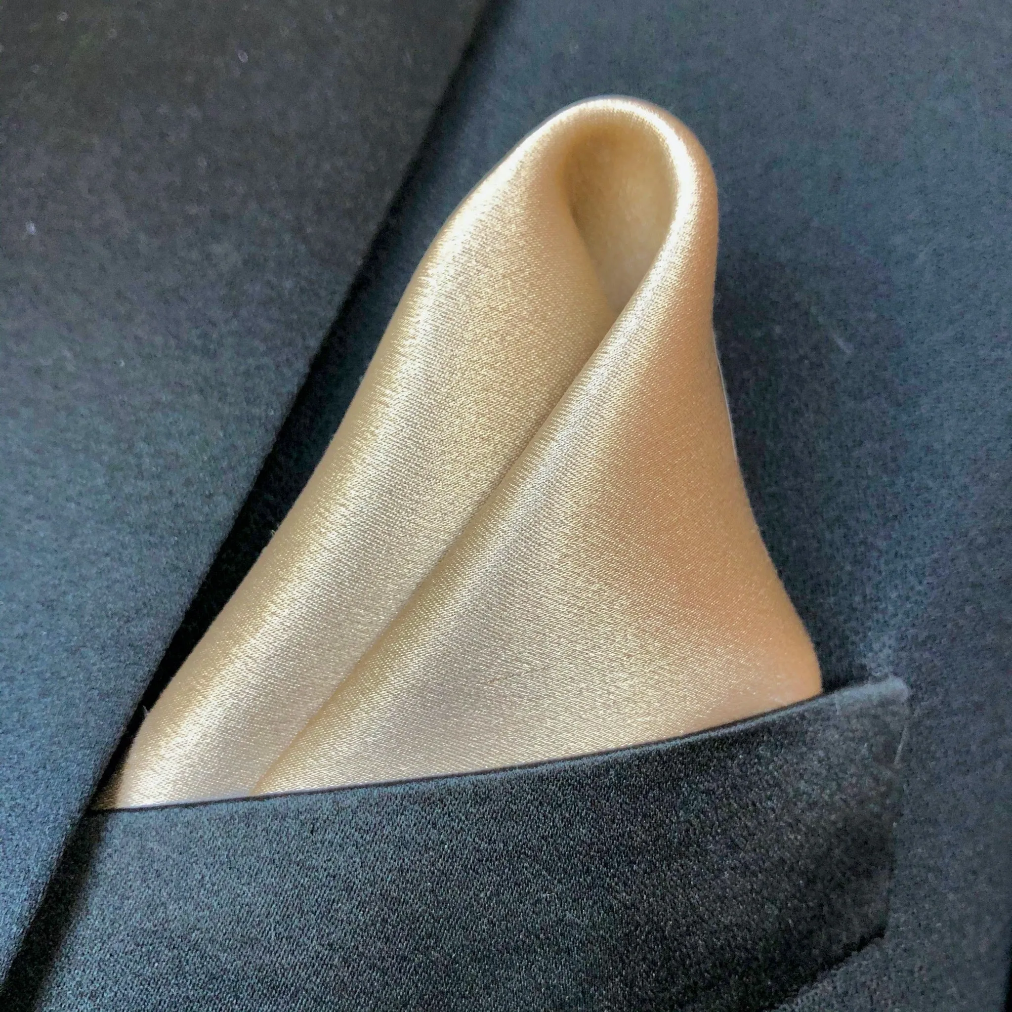 Gold Silk Bow Tie