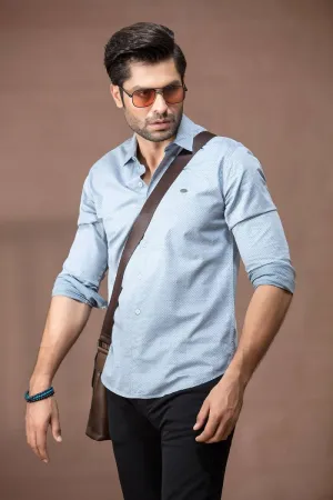 Grey Casual Shirt FS Slim Fit