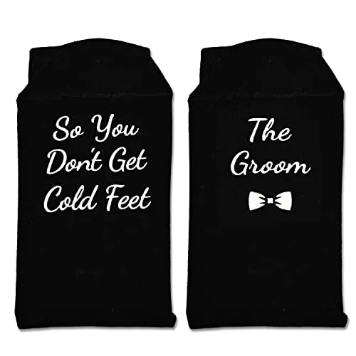 Groom Socks, Newlywed Gifts, Funny Groom Gifts, Engagement Gifts, Unique Wedding Socks for Him