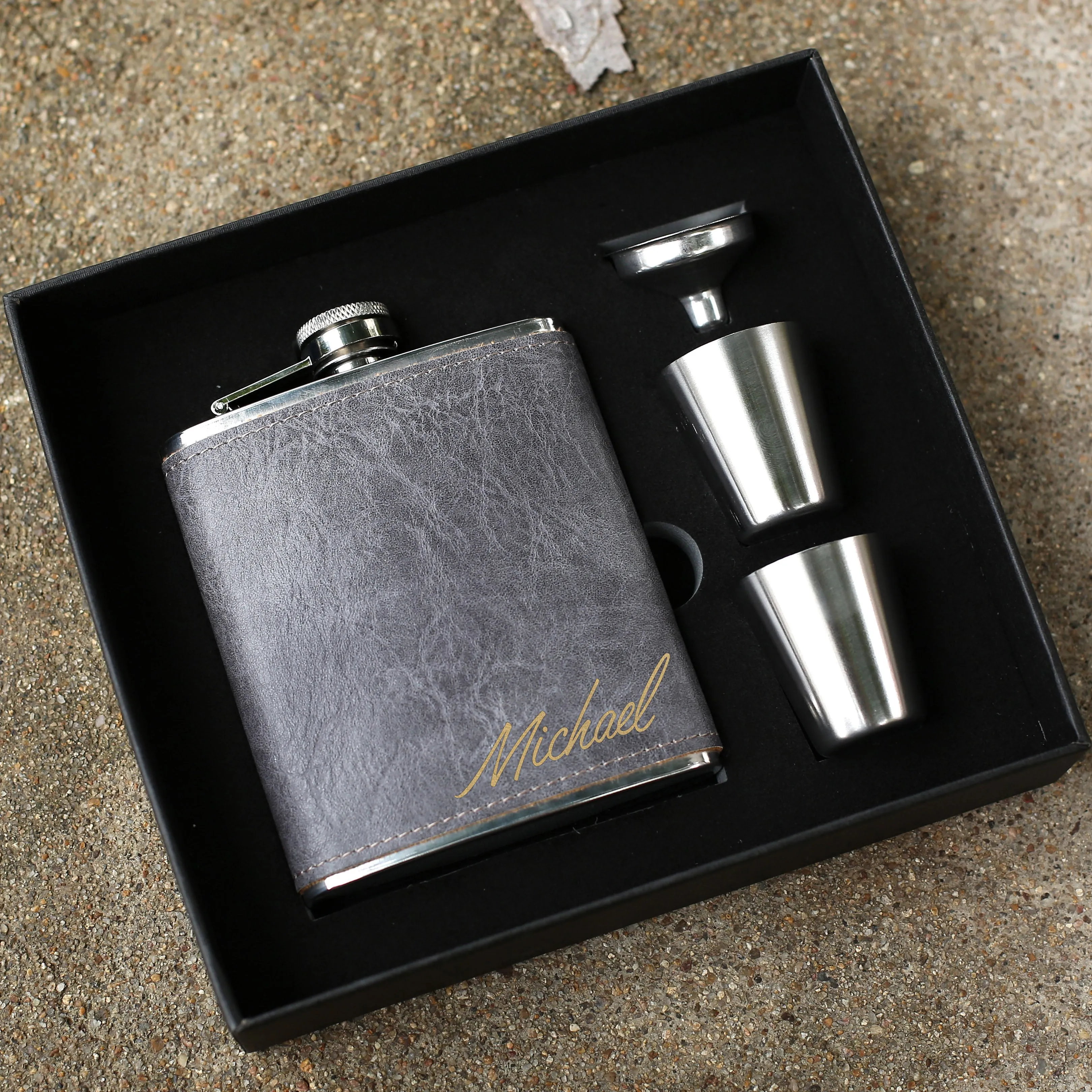 Groomsmen Flask Engraved Flask