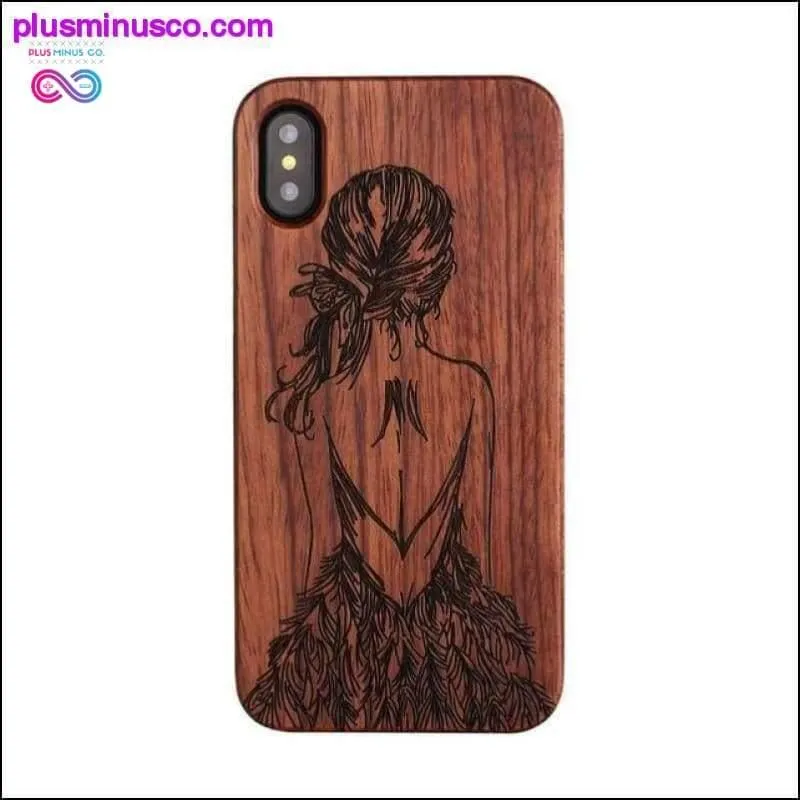 Hard Wood Case For iPhone 7/8/6/6s Plus
