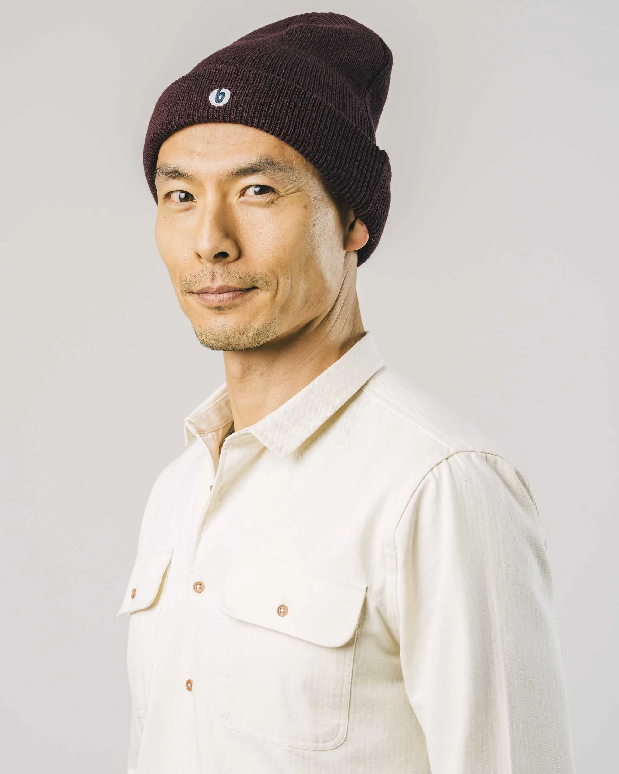 Herringbone Shirt Ecru