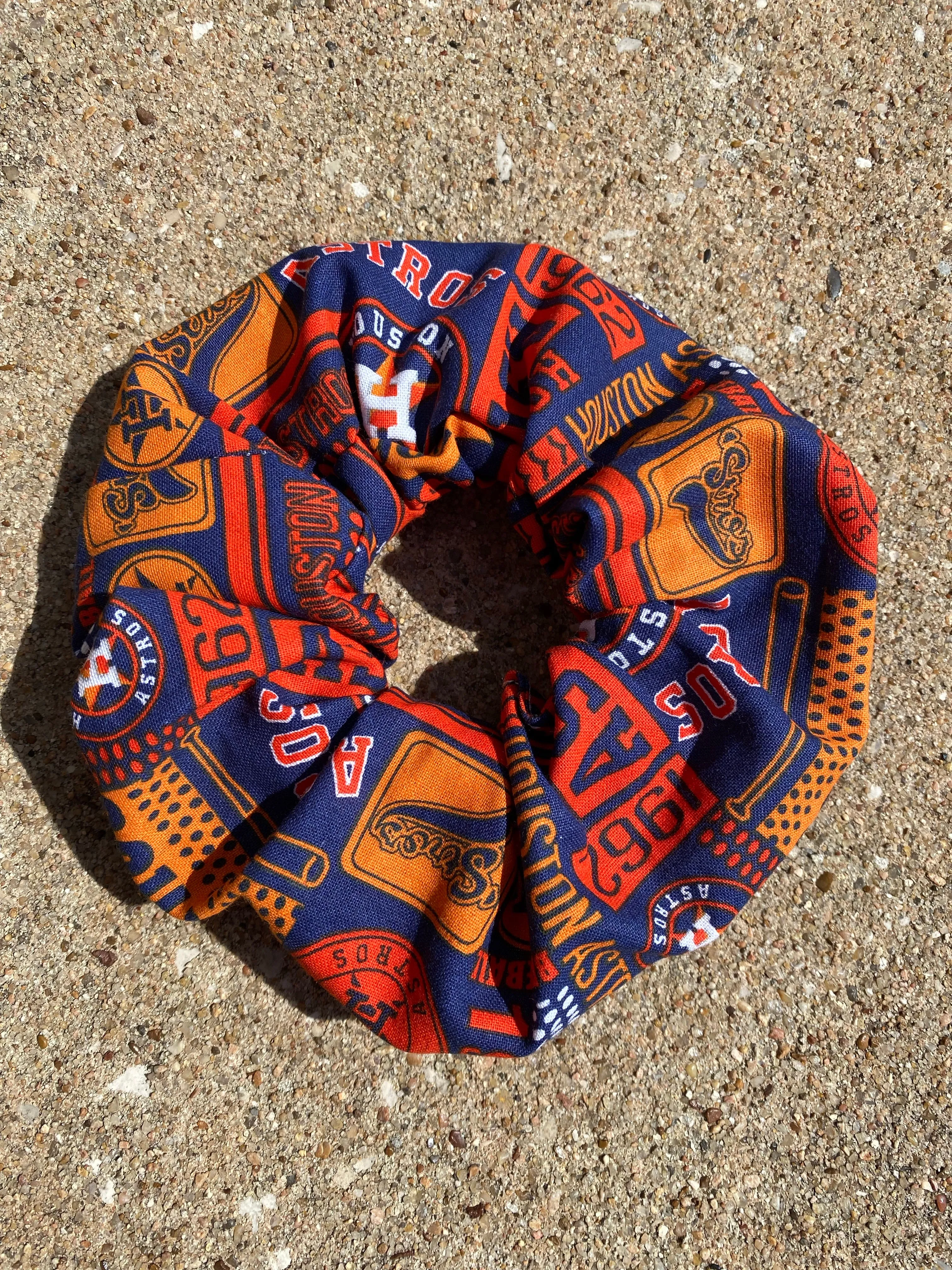 Houston Baseball Scrunchie Hair Tie