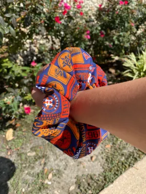 Houston Baseball Scrunchie Hair Tie