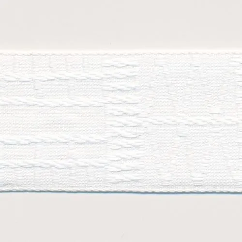 Jacquard Ribbon #00 Ecru