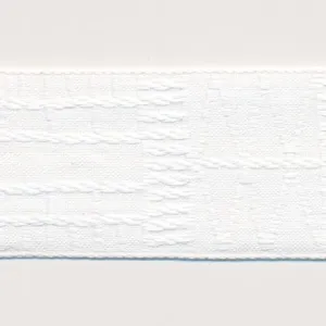 Jacquard Ribbon #00 Ecru