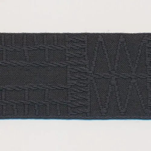 Jacquard Ribbon #140 Coal Black
