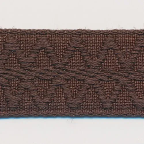 Jacquard Ribbon #74 Smoke Brown