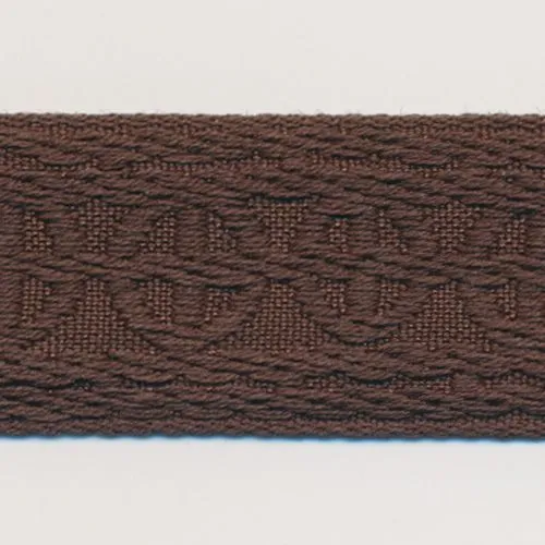 Jacquard Ribbon #74 Smoke Brown