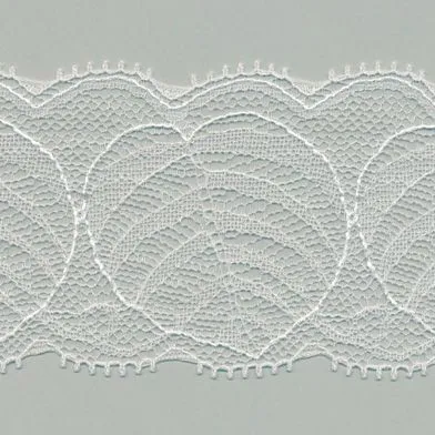 Jacquard Trimming Lace #00 Off White