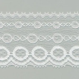 Jacquard Trimming Lace #00 Off White