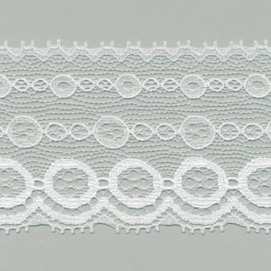 Jacquard Trimming Lace #00 Off White