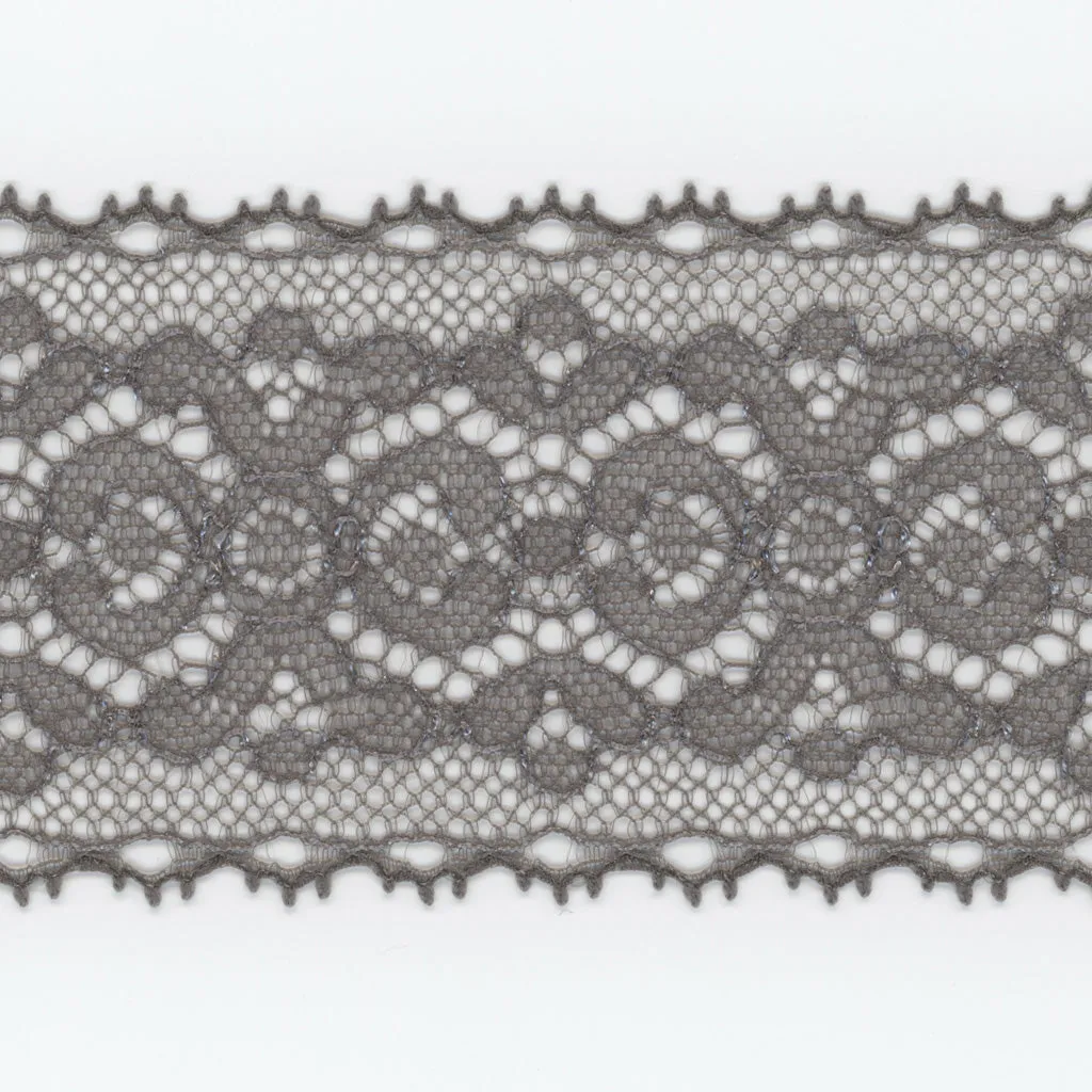 Jacquard Trimming Lace #159 Medium Gray