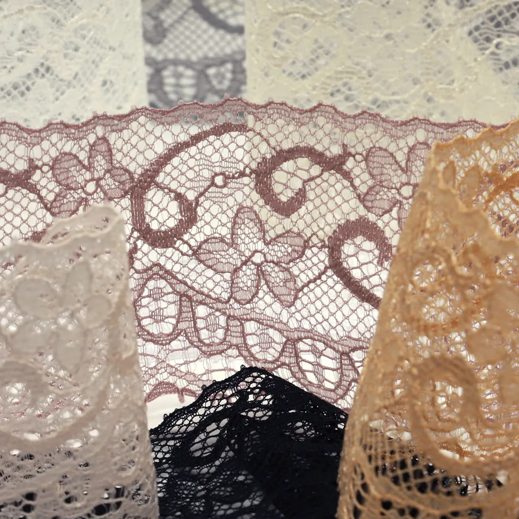 Jacquard Trimming Lace #50 Black