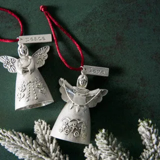 Joy Bell Angel Ornament