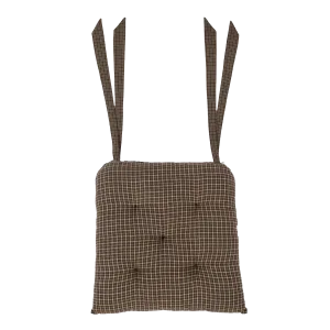 Kettle Grove Plaid Chair Pad