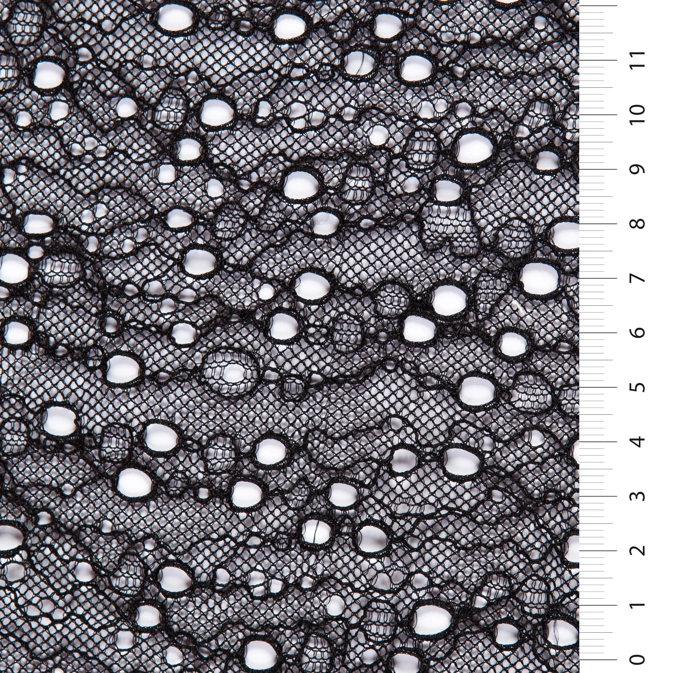 Lace Fabric with Raindrop Design