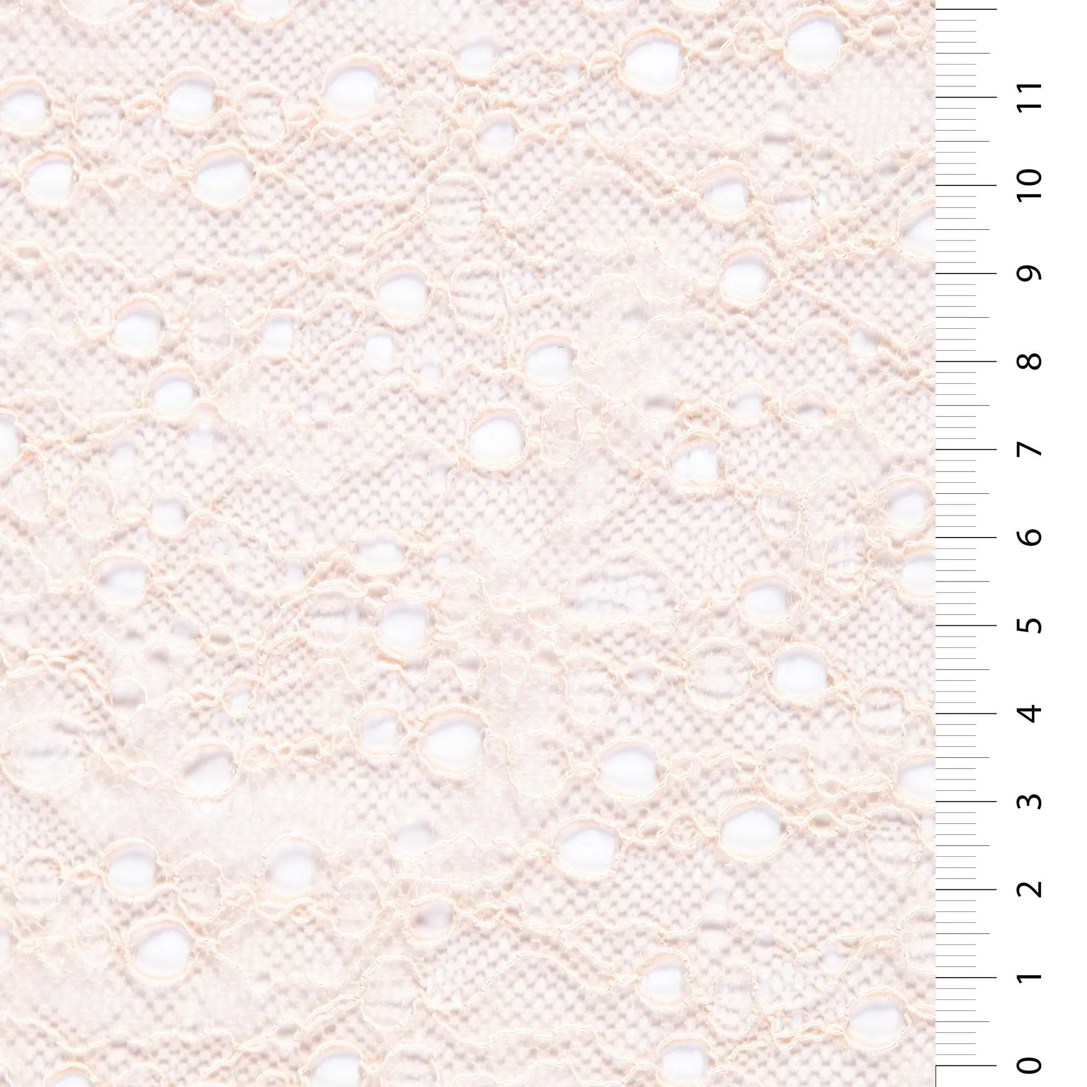 Lace Fabric with Raindrop Design