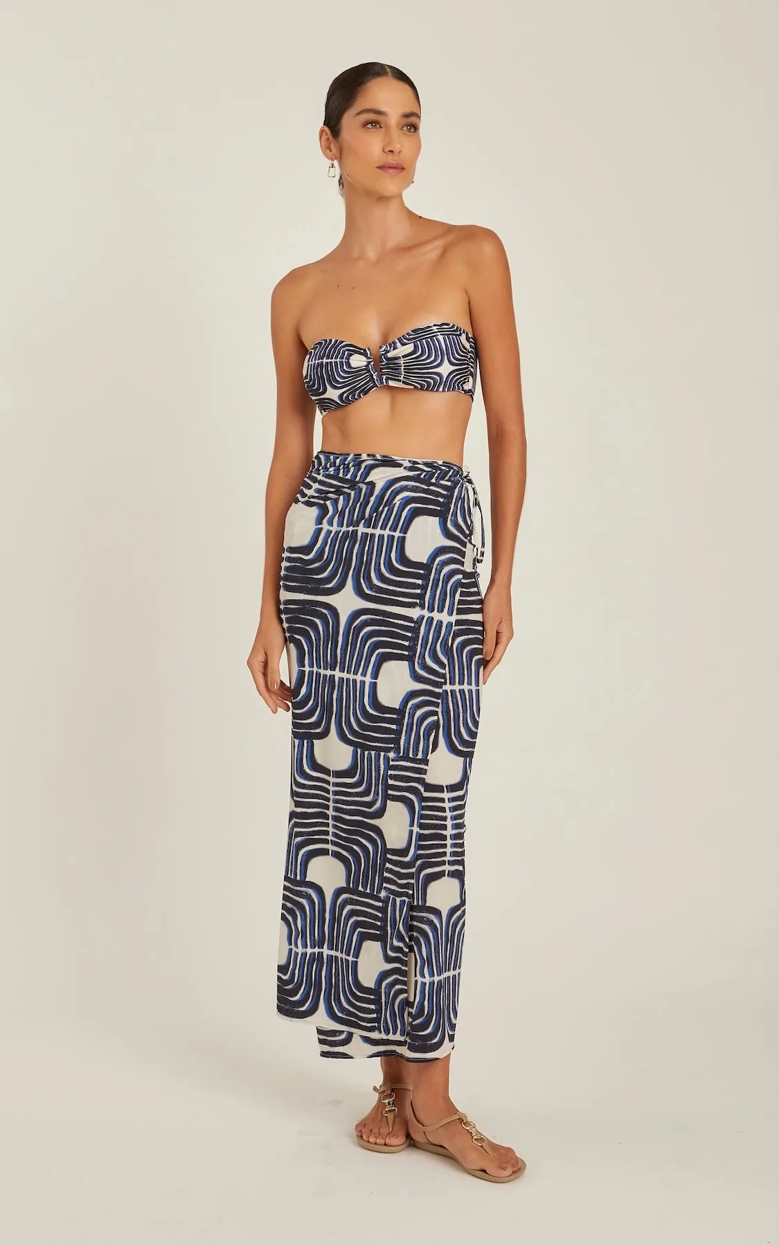 Lenny Niemeyer Bandeau Recycled Sarong