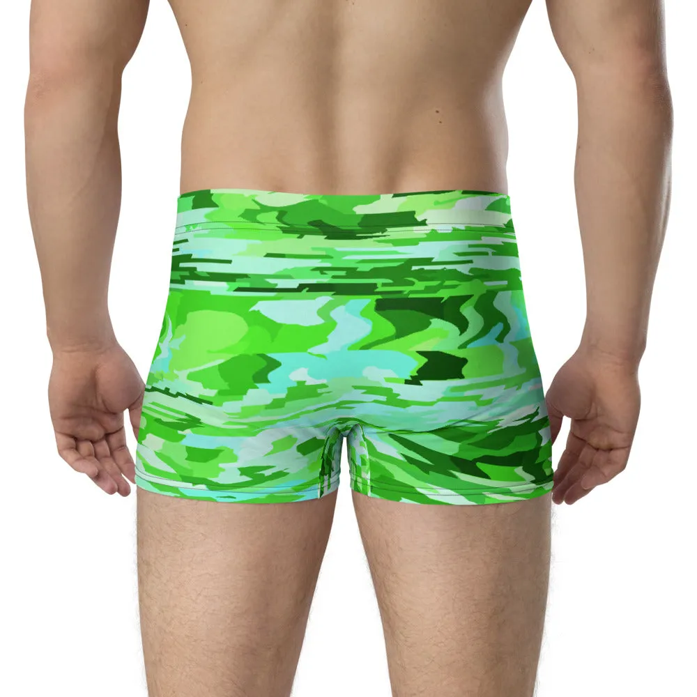 LGBT Mens Boxer Briefs - Turquoise Patterned