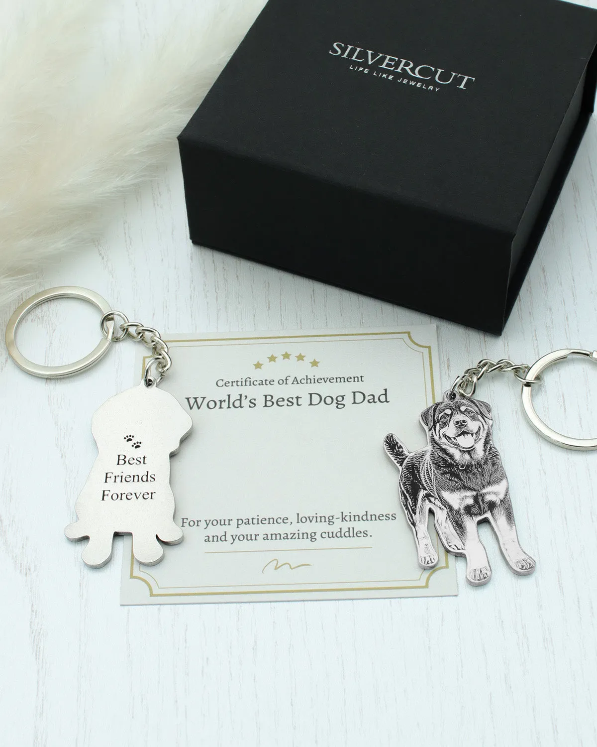 Life-Like Keychain   Father's Day Certificate