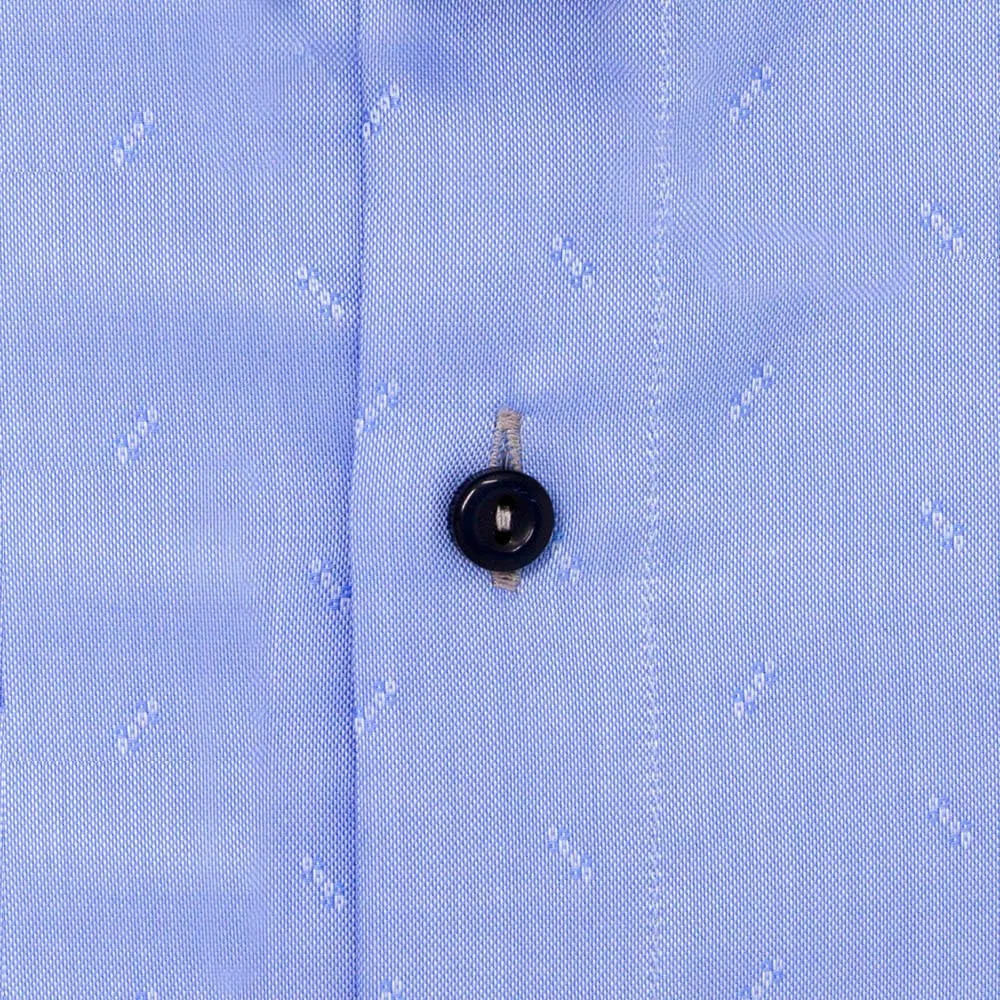 Light Blue Floral Dress Shirt | The Lotus