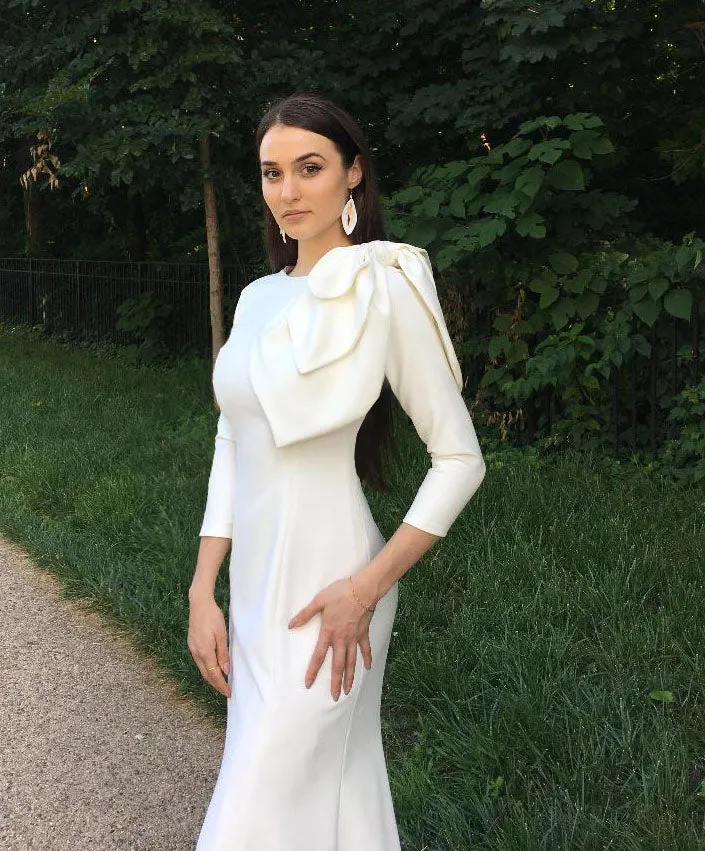 Lilinoe Gown with Large Statement Bow