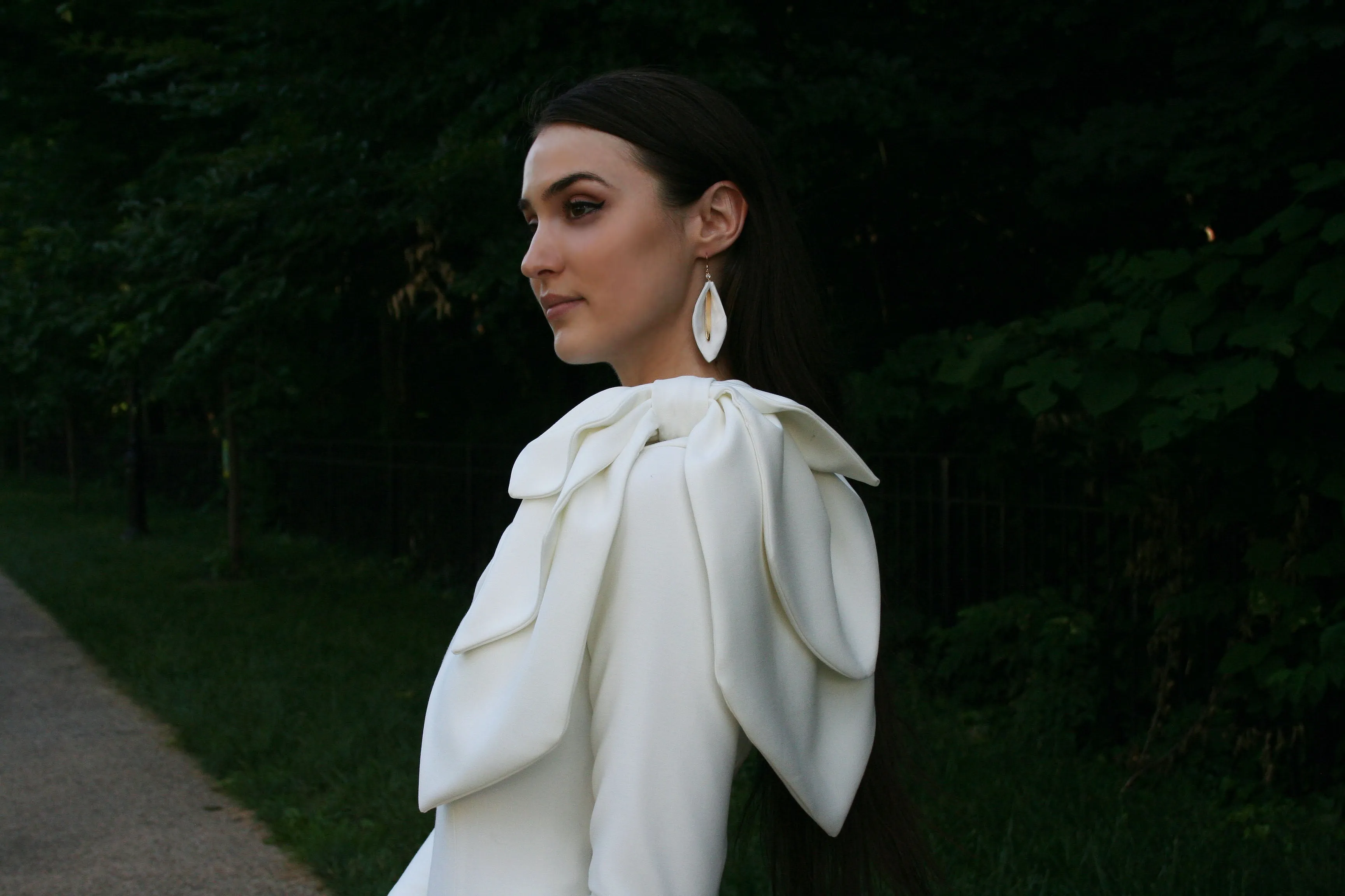 Lilinoe Gown with Large Statement Bow