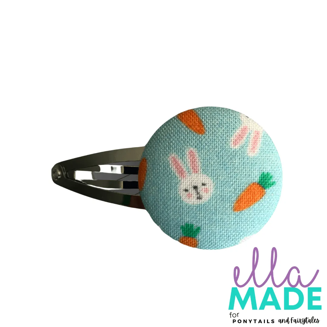 Limited Edition: Easter Bunny (Blue) Covered Buttons