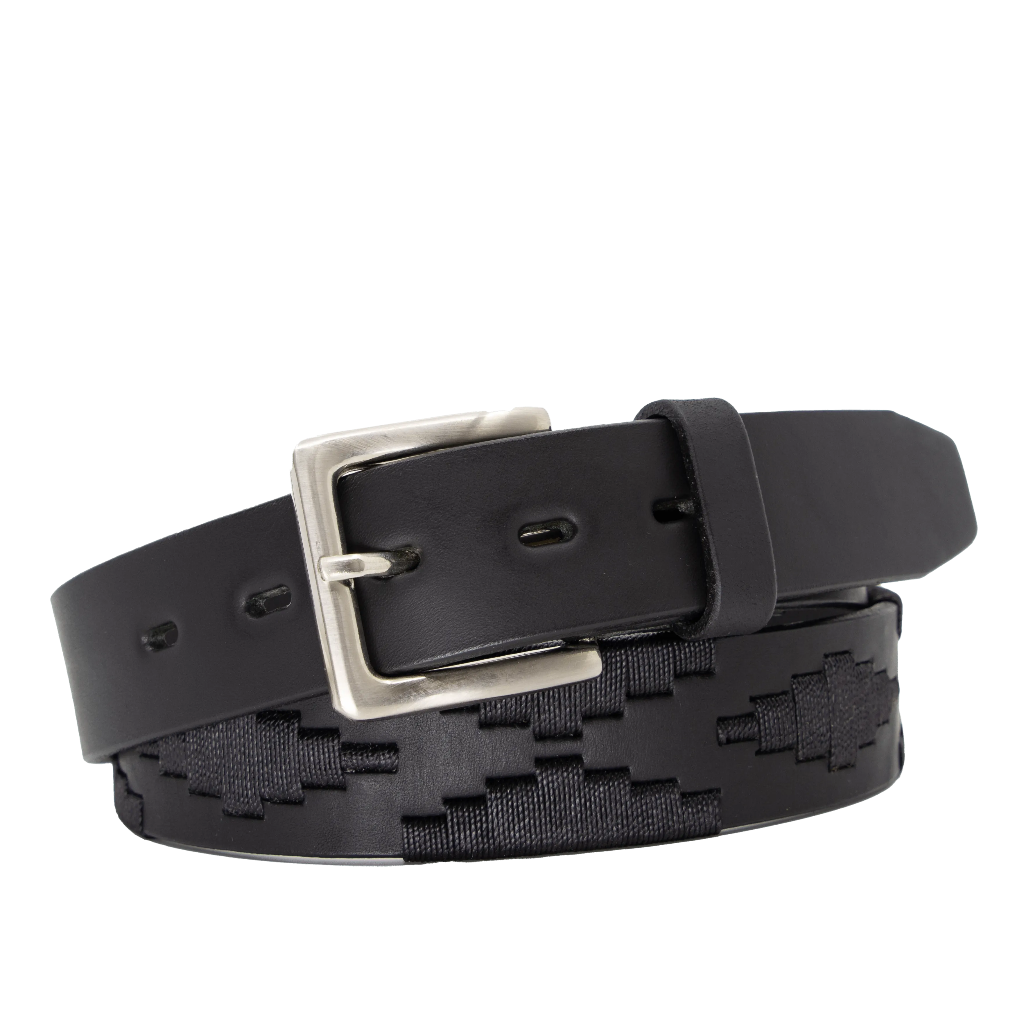 Limited Edition: El Noche Polo Belt - Silver Buckle