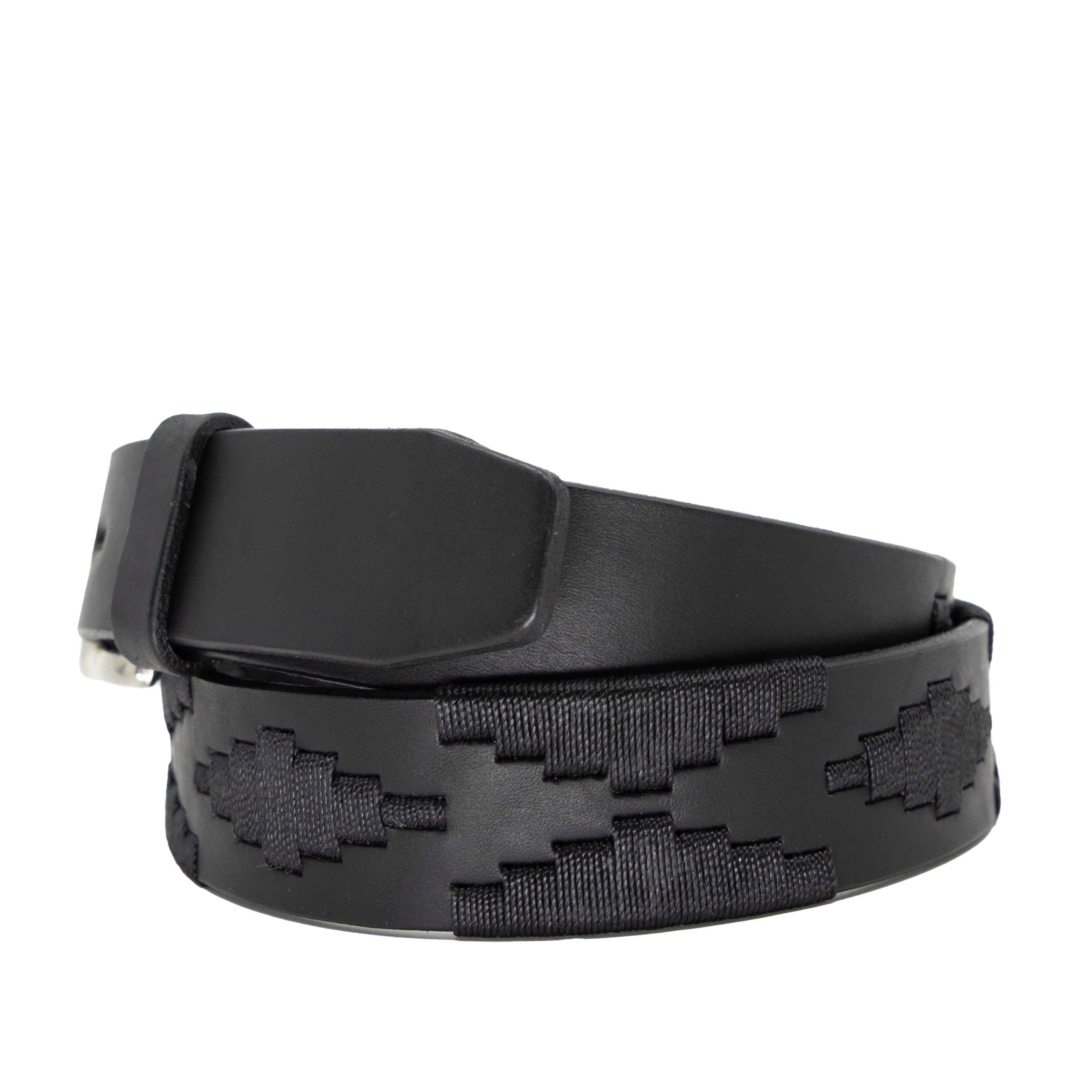 Limited Edition: El Noche Polo Belt - Silver Buckle