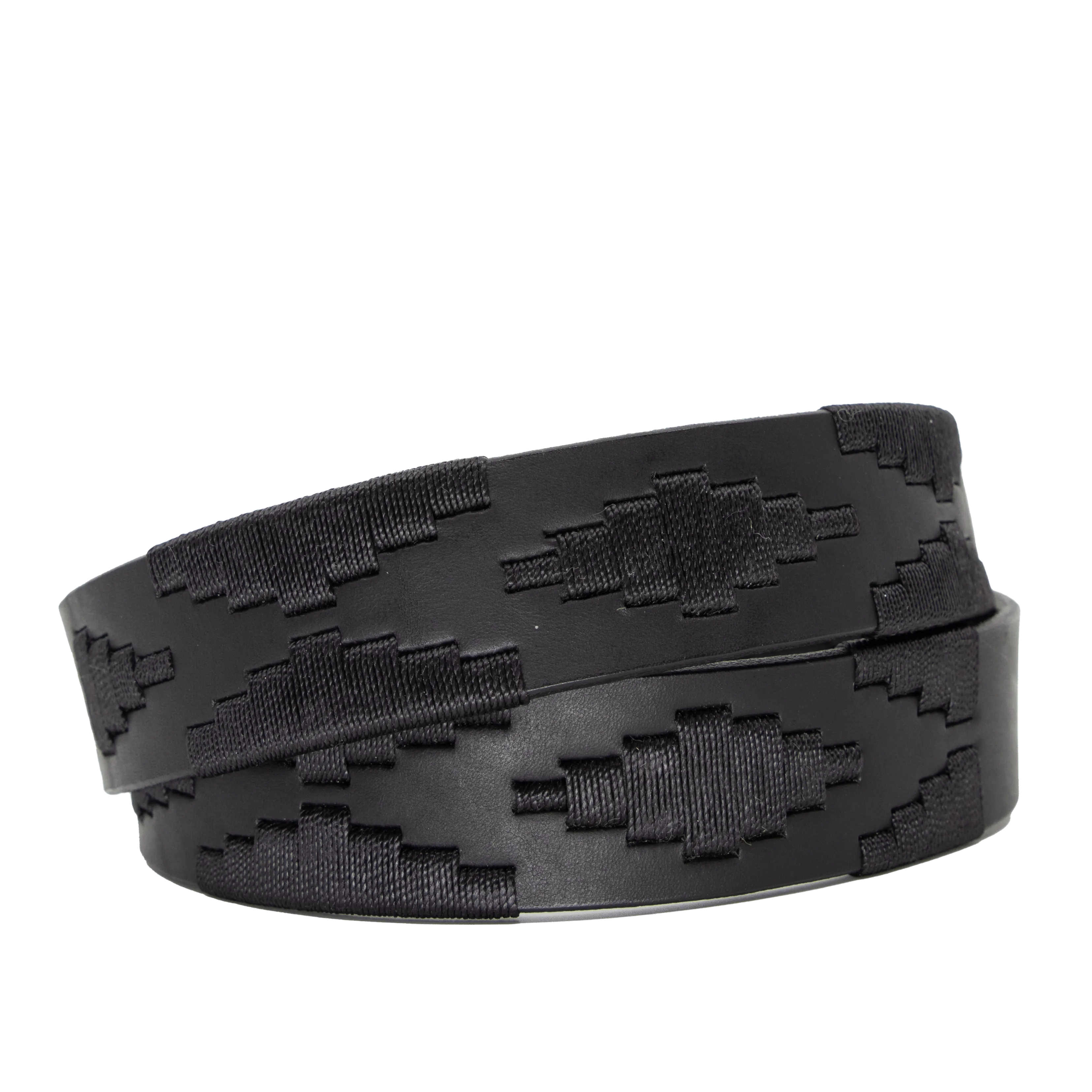 Limited Edition: El Noche Polo Belt - Silver Buckle