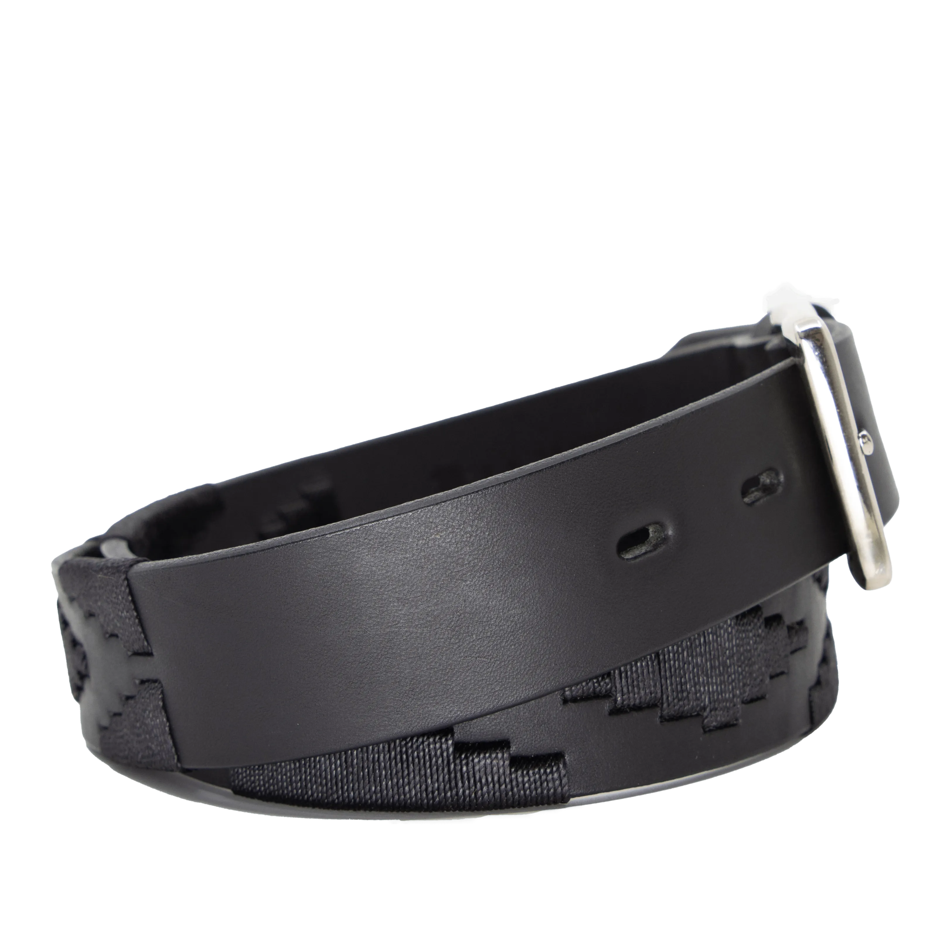 Limited Edition: El Noche Polo Belt - Silver Buckle