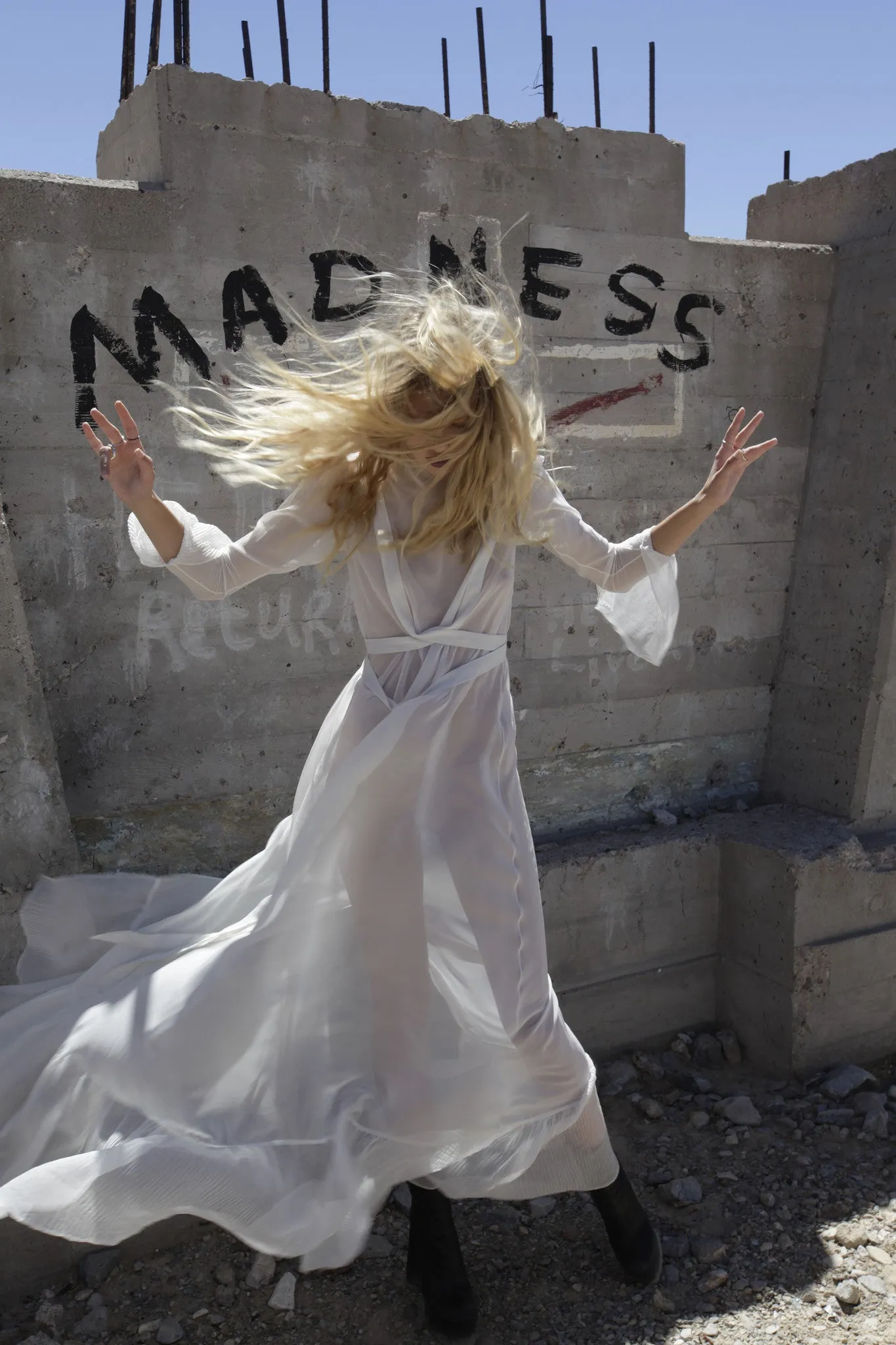 Long Sleeve Cross Dress