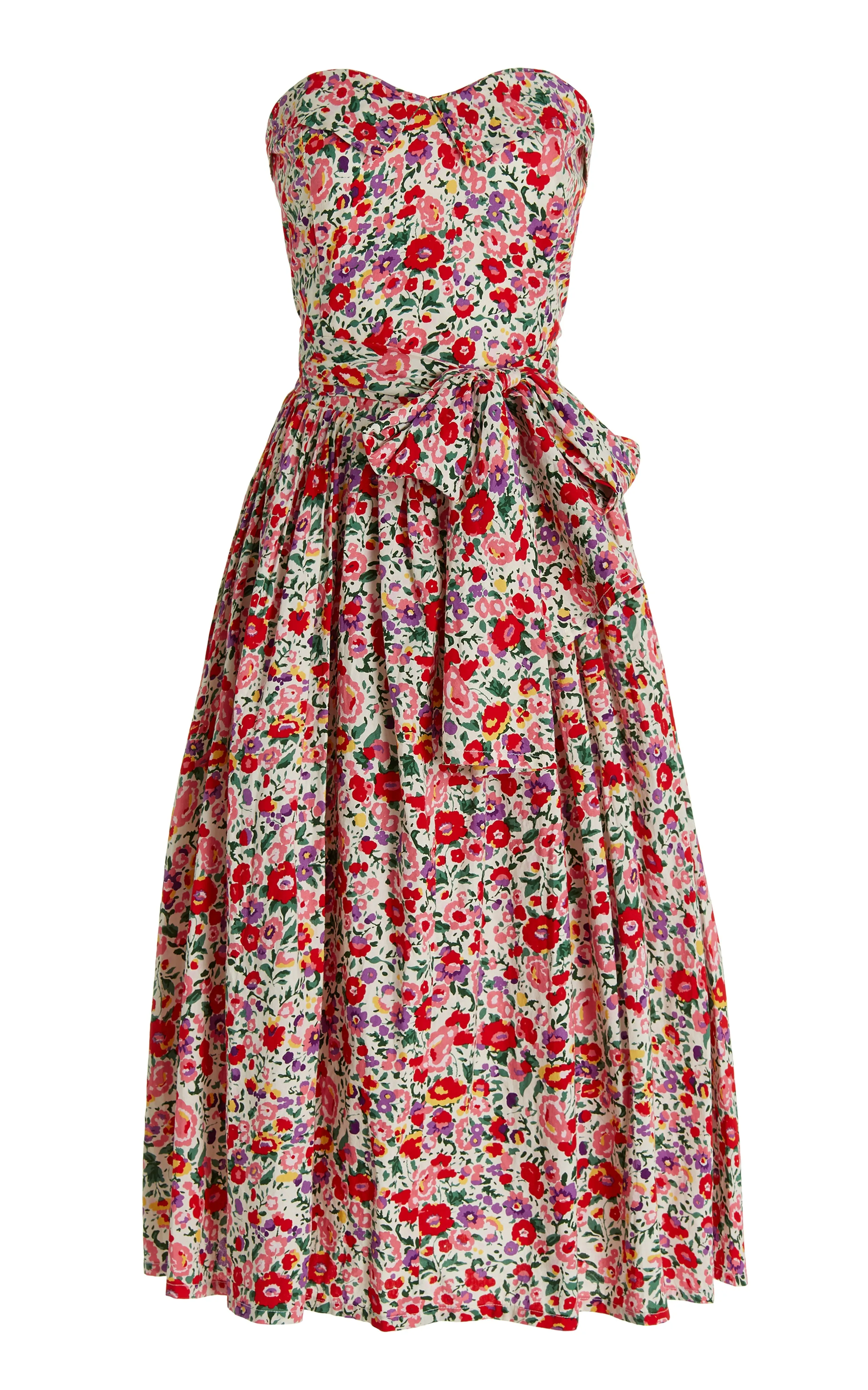 Louise Strapless Dress with Bustier and Ties - Pre Order