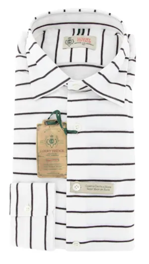 Luigi Borrelli Brown Casual Shirt – Size: Small US
