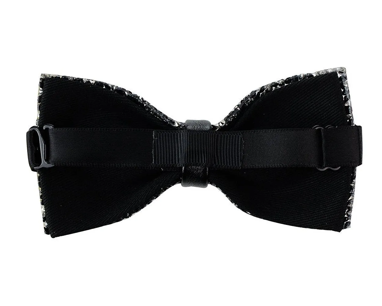 Luxurious Shinning Wedding Bow Tie for Men Set of 2