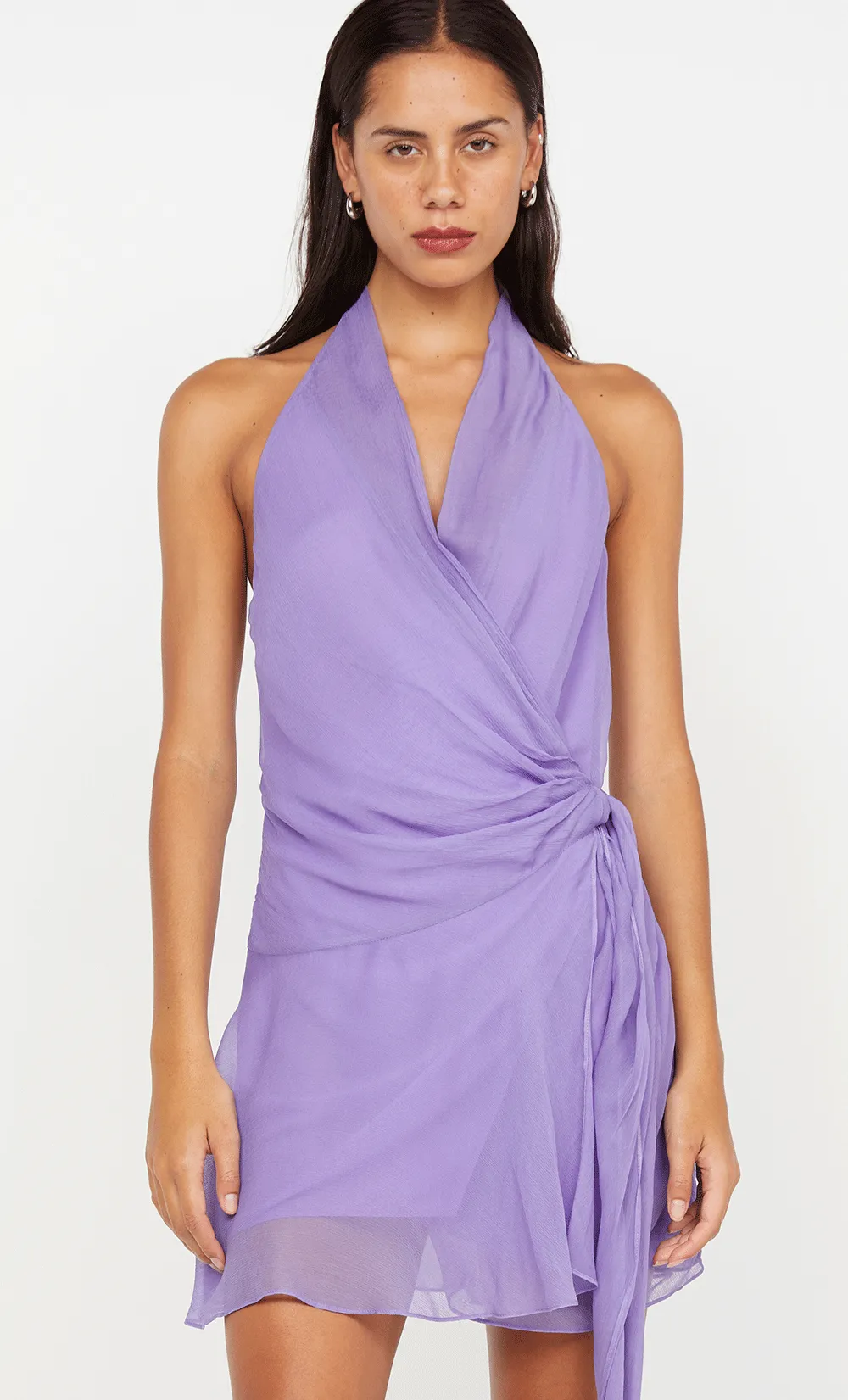 MAEVA MINI DRESS - GRAPE