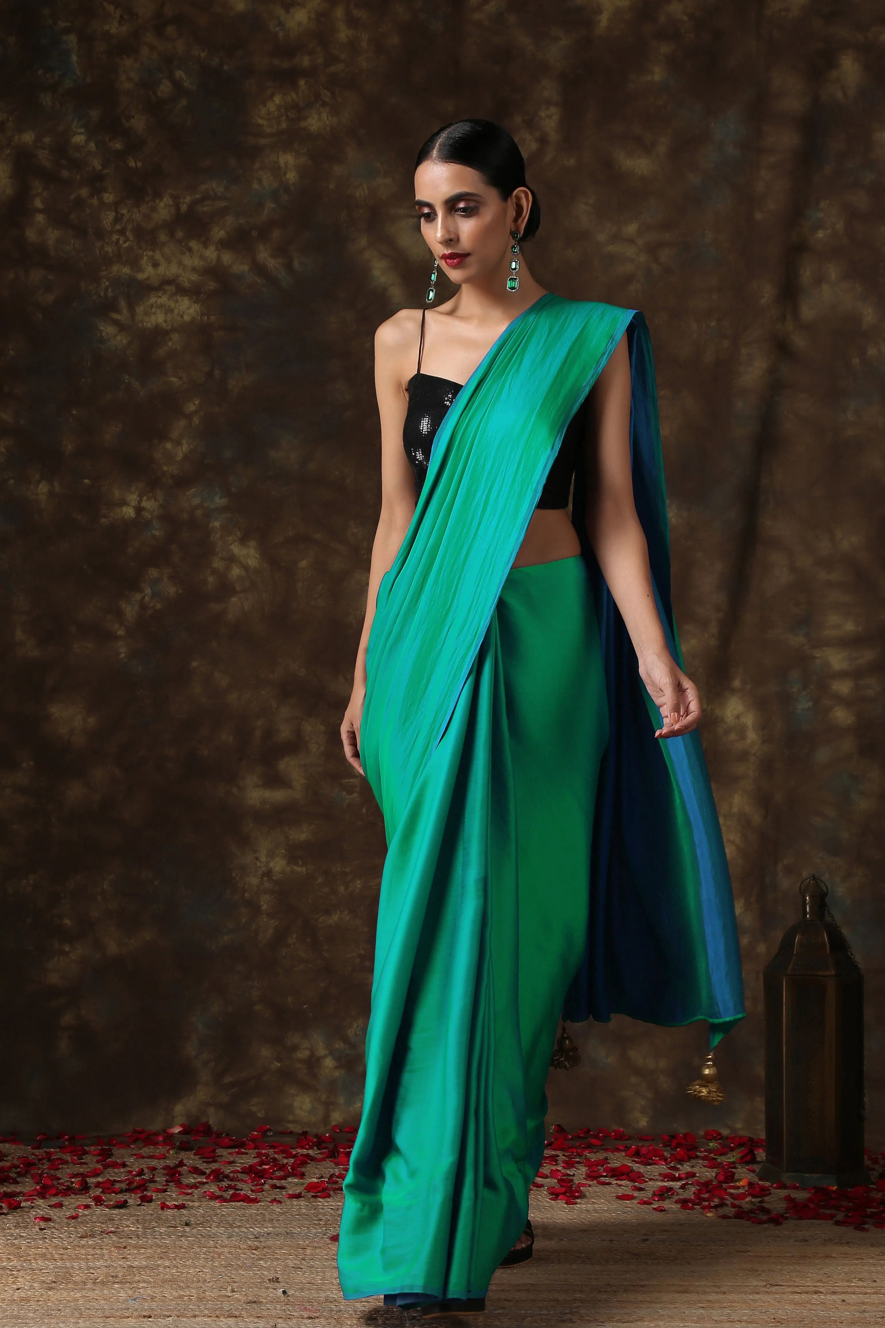 Meadows Satin Saree