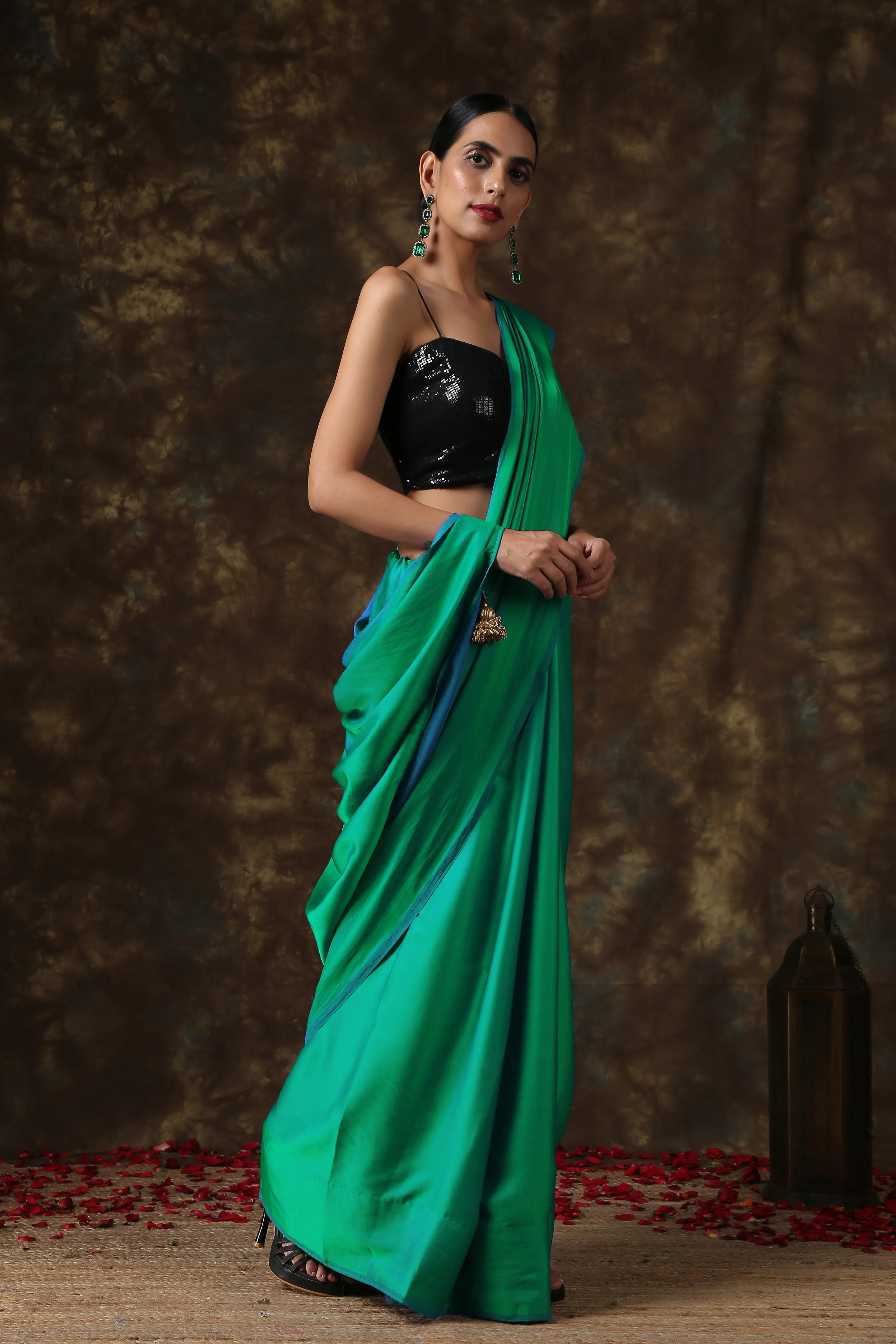 Meadows Satin Saree