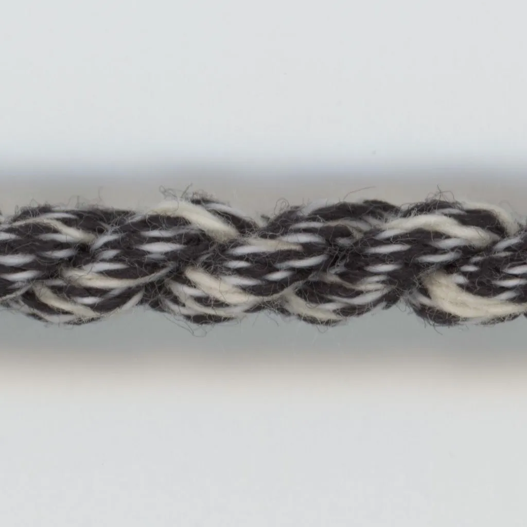 Melange Twist Cord #96 Dark Navy & Off White