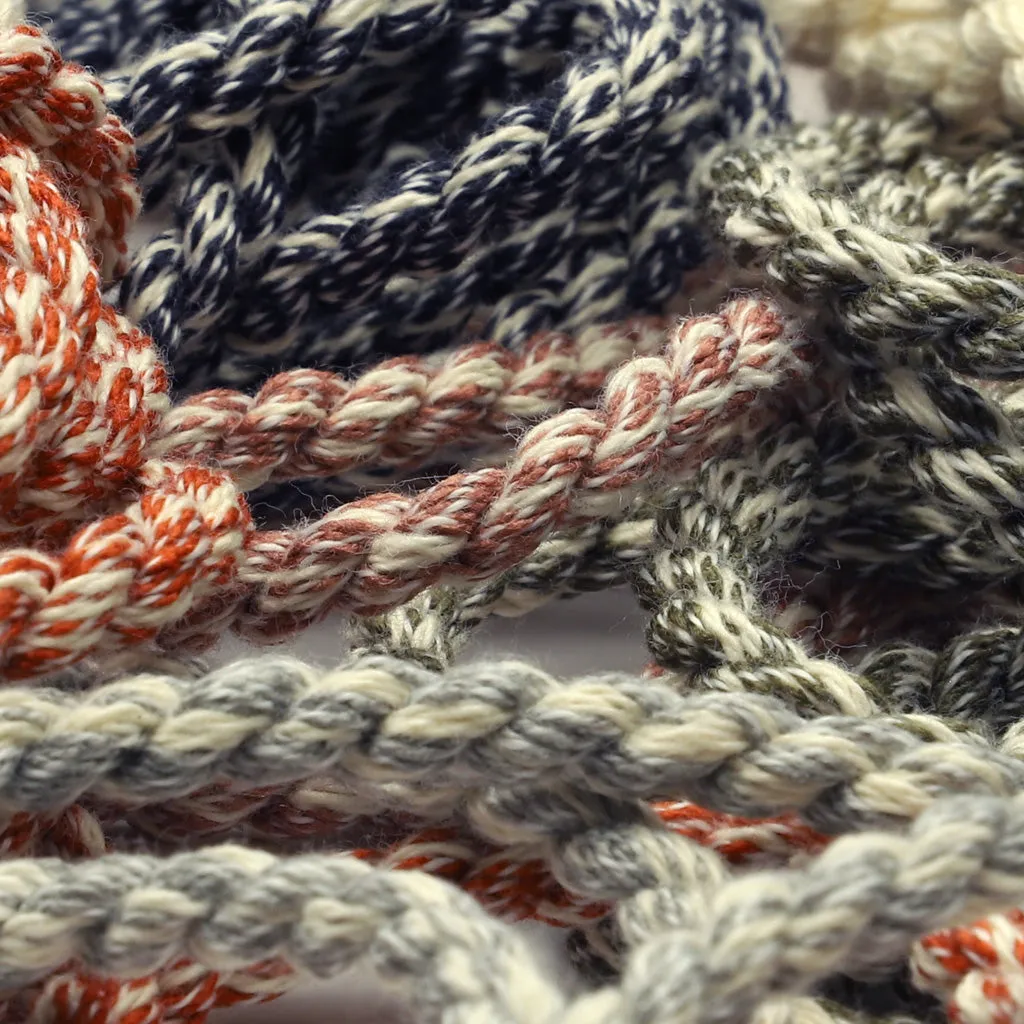 Melange Twist Cord #96 Dark Navy & Off White
