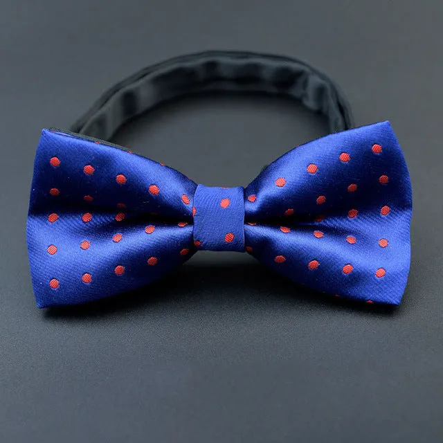Men Bow Ties 2017 Newest Polyester Bow Tie Brand Male Polka Dot Bowtie Necktie Business Wedding Men Neckties Gravata Borboleta