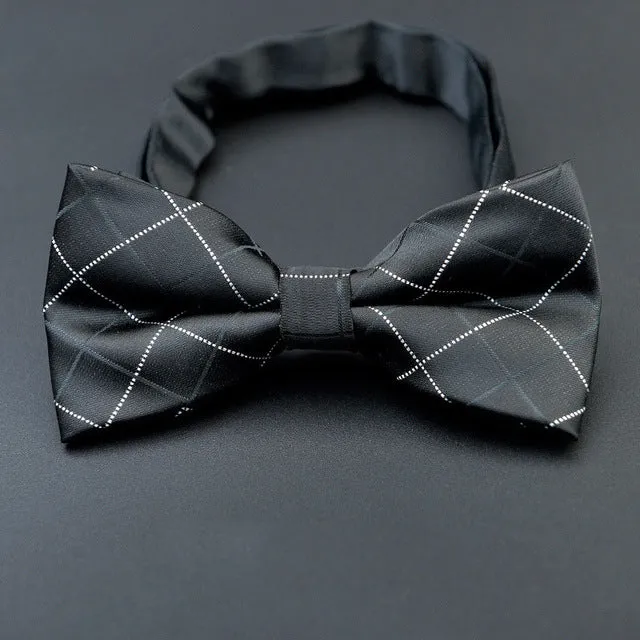 Men Bow Ties 2017 Newest Polyester Bow Tie Brand Male Polka Dot Bowtie Necktie Business Wedding Men Neckties Gravata Borboleta