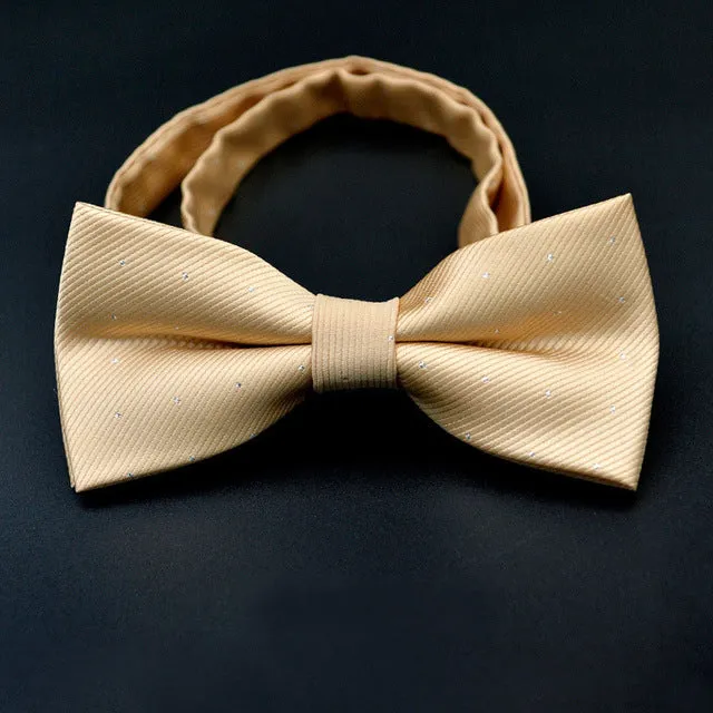 Men Bow Ties 2017 Newest Polyester Bow Tie Brand Male Polka Dot Bowtie Necktie Business Wedding Men Neckties Gravata Borboleta