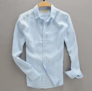Men's Chemise Long Sleeve Light Weight Shirt..