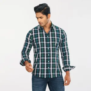 Mens Green Check Shirt